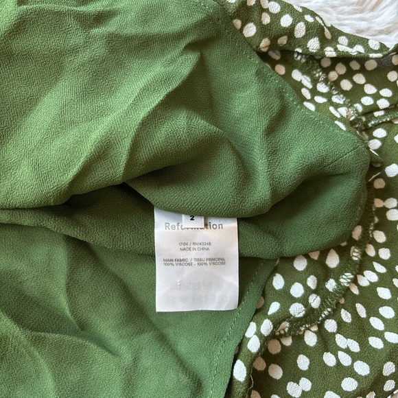 Reformation Christine green mini dress - Picture 7 of 10